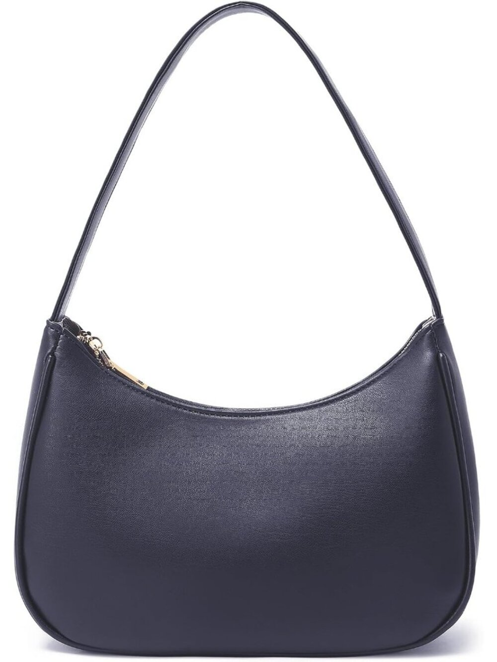 〽️Women's Dark Blue Cute Hobo Clutch Purse Zipper Closure Shoulder Tote Handbags